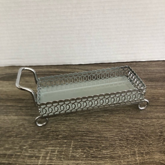 Intricate Silver Vanity Tray - Picture 4 of 13